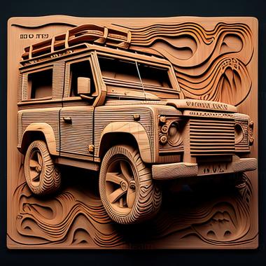 3D модель Land Rover Defender L663 (STL)